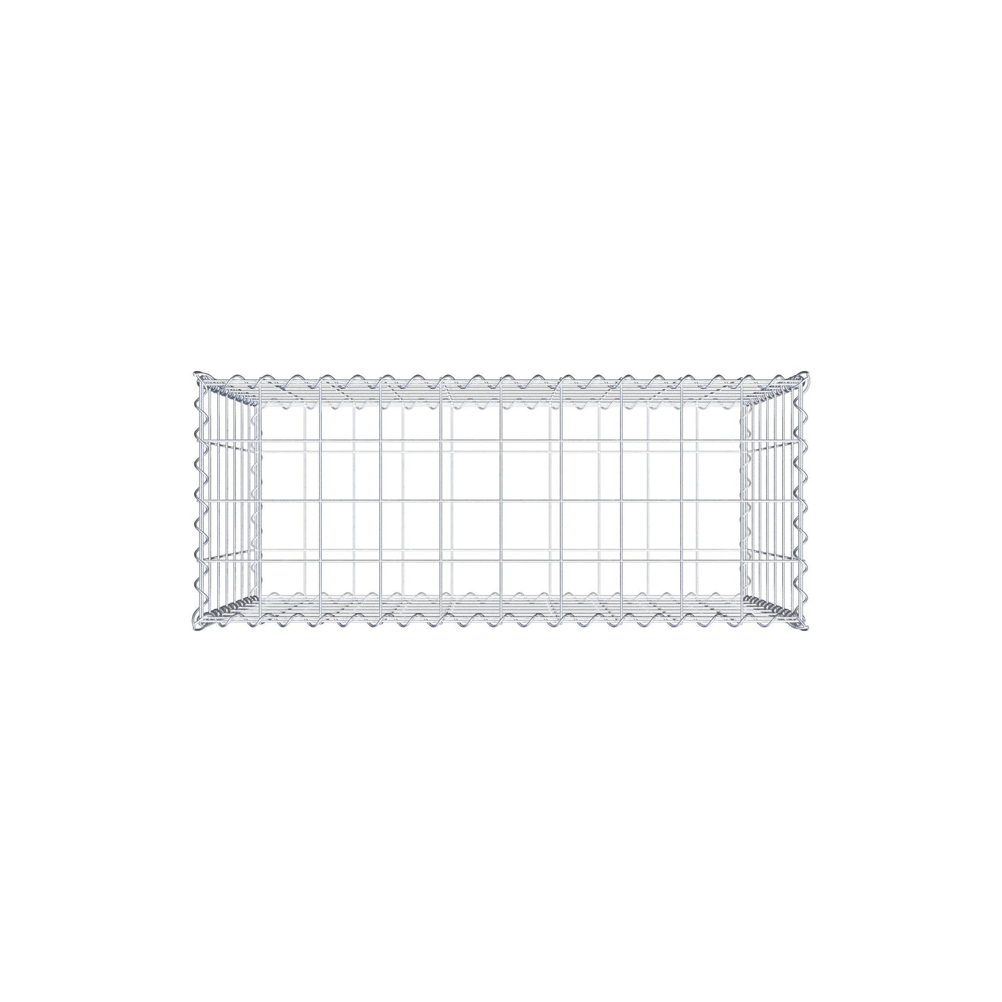 Gabion 100 cm x 70 cm x 40 cm (L x H x P), mailles 10 cm x 10 cm, spirale