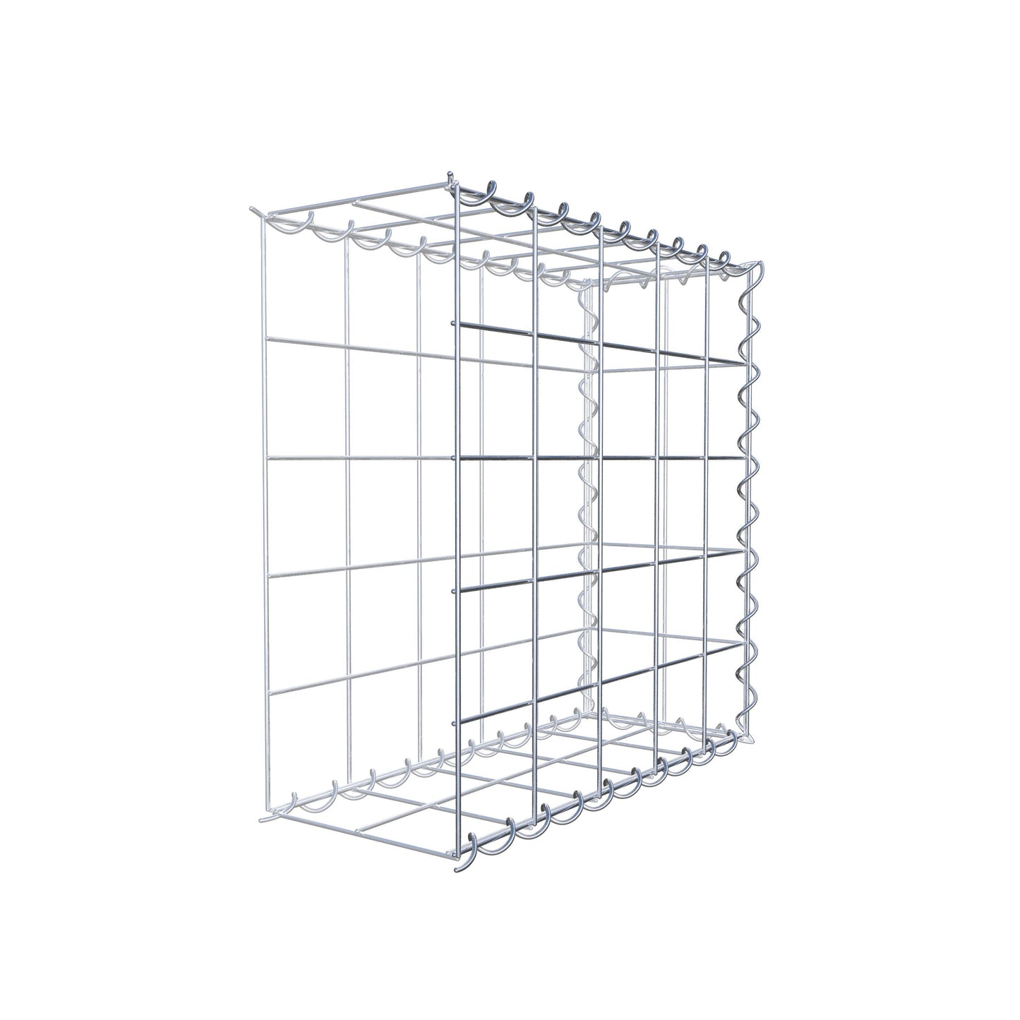 Anbaugabione Typ 2 50 cm x 50 cm x 20 cm (L x H x T), Maschenweite 10 cm x 10 cm, Spirale