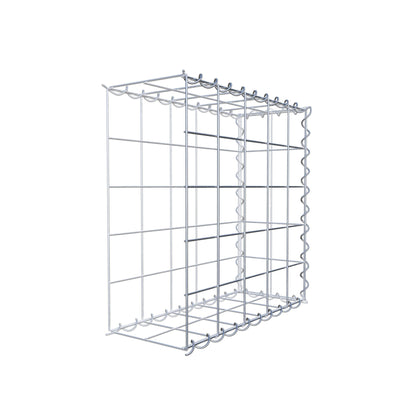 Anbaugabione Typ 2 50 cm x 50 cm x 20 cm (L x H x T), Maschenweite 10 cm x 10 cm, Spirale
