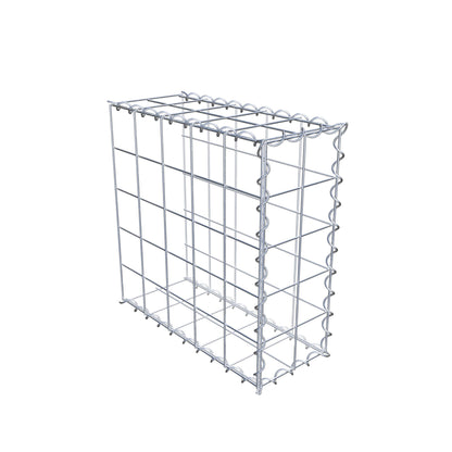 Anbaugabione Typ 2 50 cm x 50 cm x 20 cm (L x H x T), Maschenweite 10 cm x 10 cm, Spirale