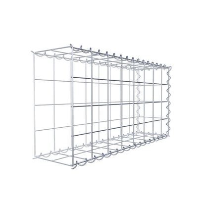 Gabião tipo 2 80 cm x 40 cm x 20 cm (C x A x P), malhagem 10 cm x 10 cm, espiral