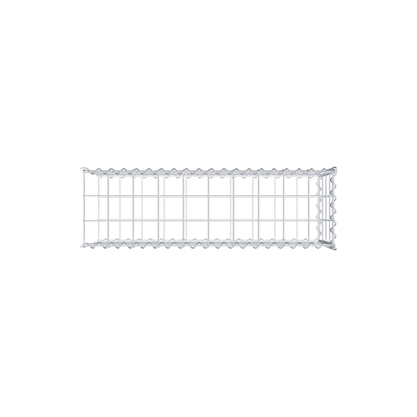 Gabião tipo 2 100 cm x 40 cm x 30 cm (C x A x P), malhagem 10 cm x 10 cm, espiral