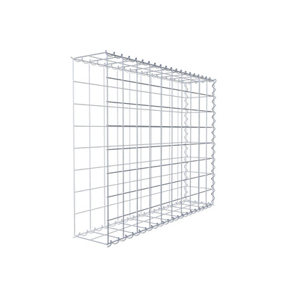 Gabião tipo 2 100 cm x 80 cm x 20 cm (C x A x P), malhagem 10 cm x 10 cm, espiral