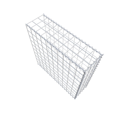 Opvokset gabion type 2 100 cm x 100 cm x 30 cm (L x H x D), maskestørrelse 10 cm x 10 cm, spiral