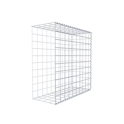 Gabião tipo 2 100 cm x 100 cm x 40 cm (C x A x P), malhagem 10 cm x 10 cm, espiral