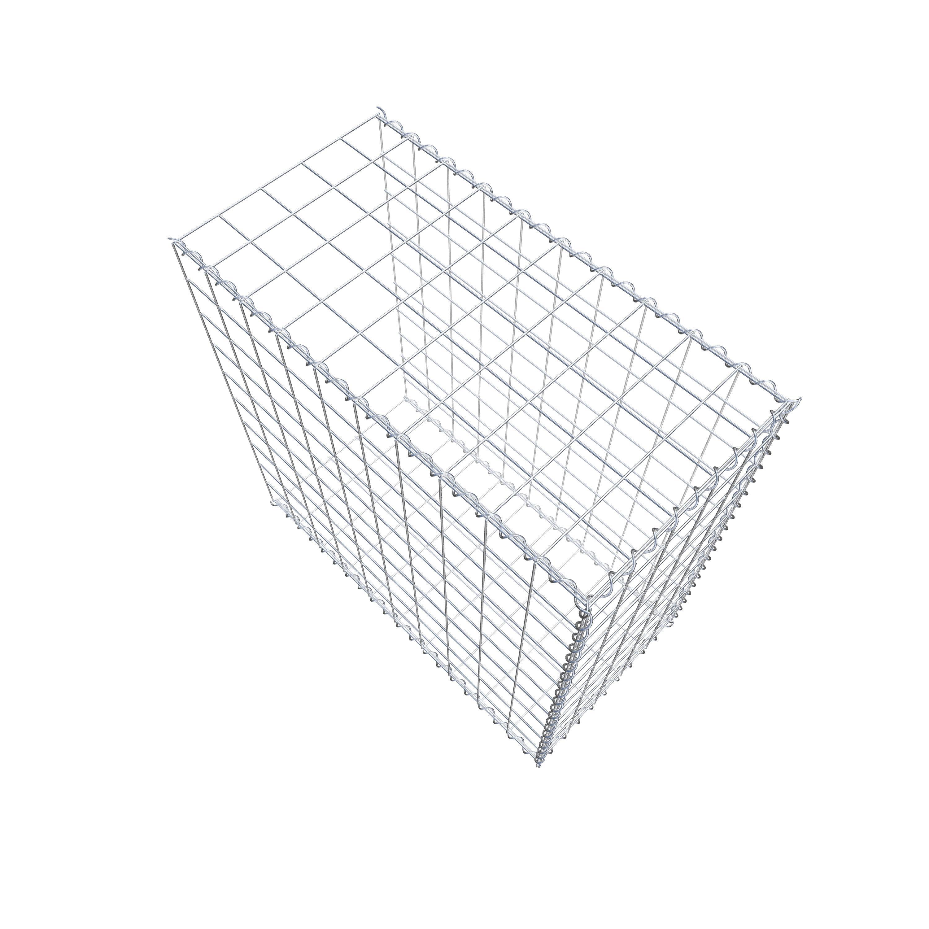 Extra gabion typ 2 100 cm x 100 cm x 50 cm (L x H x D), maskstorlek 10 cm x 10 cm, spiral