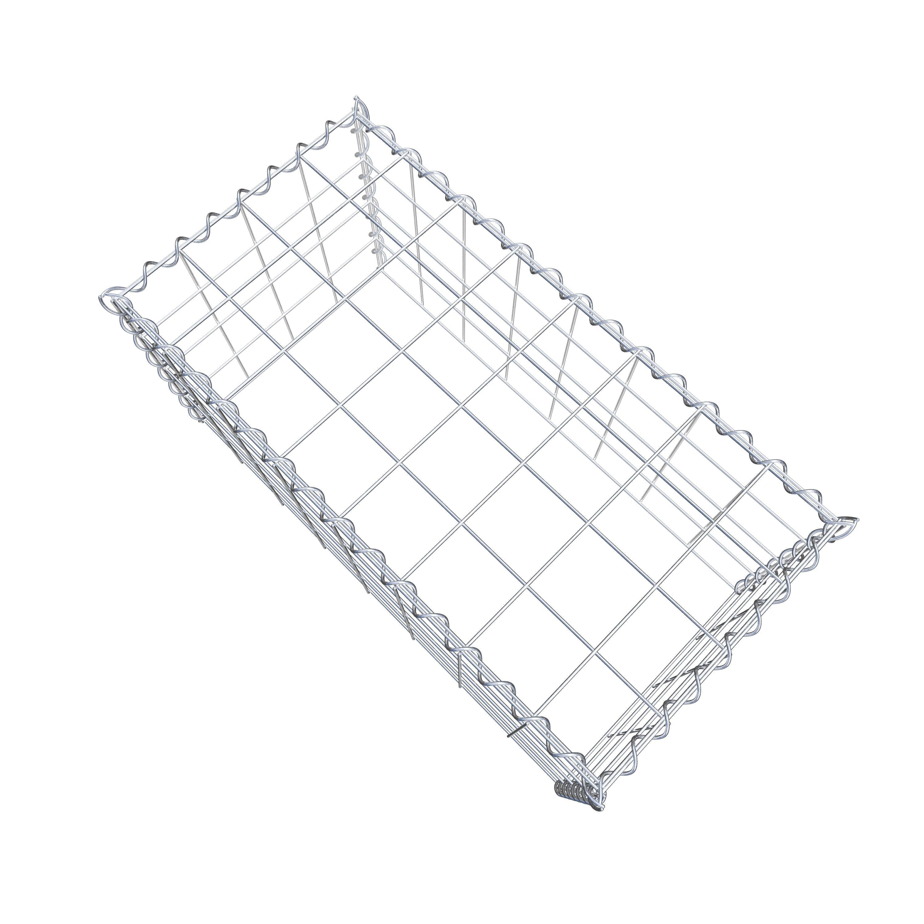 Extra gabion typ 3 80 cm x 40 cm x 40 cm (L x H x D), maskstorlek 10 cm x 10 cm, spiral