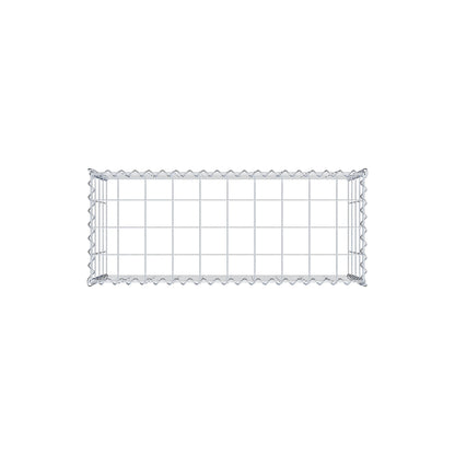 Gabião tipo 3 100 cm x 40 cm x 40 cm (C x A x P), malhagem 10 cm x 10 cm, espiral
