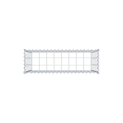 Gabião tipo 3 100 cm x 70 cm x 30 cm (C x A x P), malhagem 10 cm x 10 cm, espiral