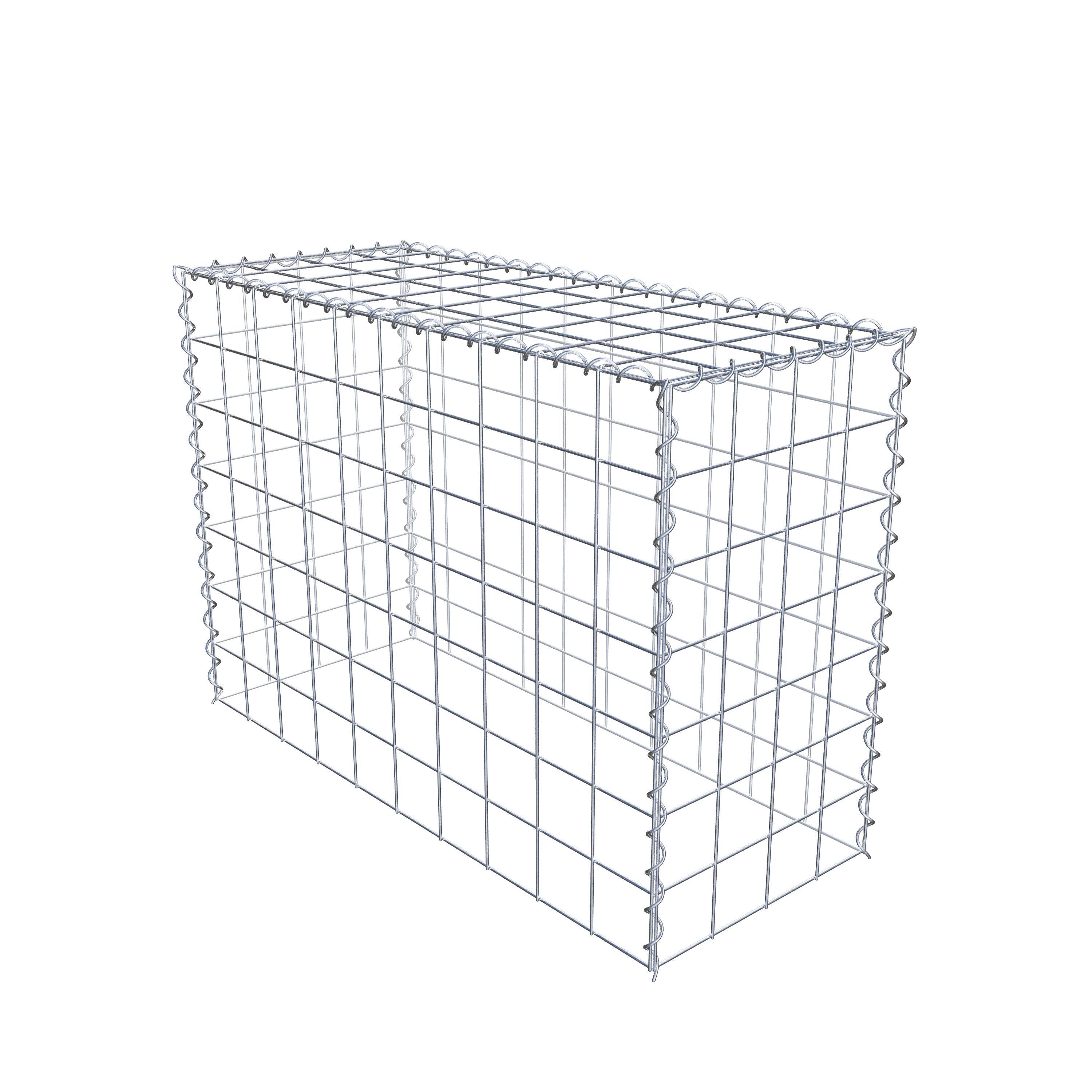 Gabion rapporté type 3 100 cm x 70 cm x 40 cm (L x H x P), mailles 10 cm x 10 cm, spirale