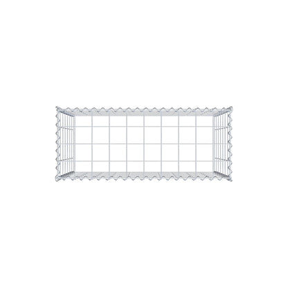 Gabião tipo 3 100 cm x 70 cm x 40 cm (C x A x P), malhagem 10 cm x 10 cm, espiral
