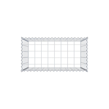 Gabião Tipo 3 100 cm x 80 cm x 50 cm (C x A x P), malhagem 10 cm x 10 cm, espiral