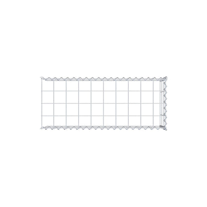 Gabion rapporté type 4 100 cm x 30 cm x 40 cm (L x H x P), mailles 10 cm x 10 cm, spirale