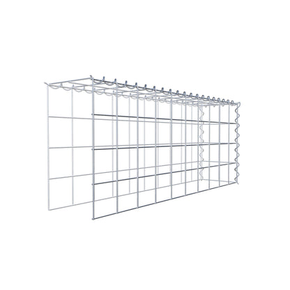 Extra gabion typ 4 100 cm x 40 cm x 20 cm (L x H x D), maskstorlek 10 cm x 10 cm, spiral