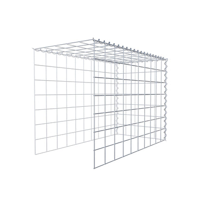 Gabion rapporté type 4 100 cm x 70 cm x 50 cm (L x H x P), mailles 10 cm x 10 cm, spirale