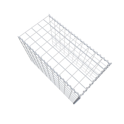 Gabion rapporté type 4 100 cm x 70 cm x 50 cm (L x H x P), mailles 10 cm x 10 cm, spirale
