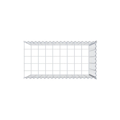 Gabion rapporté type 4 100 cm x 70 cm x 50 cm (L x H x P), mailles 10 cm x 10 cm, spirale