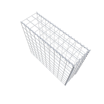 Påväxt gabion typ 4 100 cm x 90 cm x 30 cm (L x H x D), maskstorlek 10 cm x 10 cm, spiral