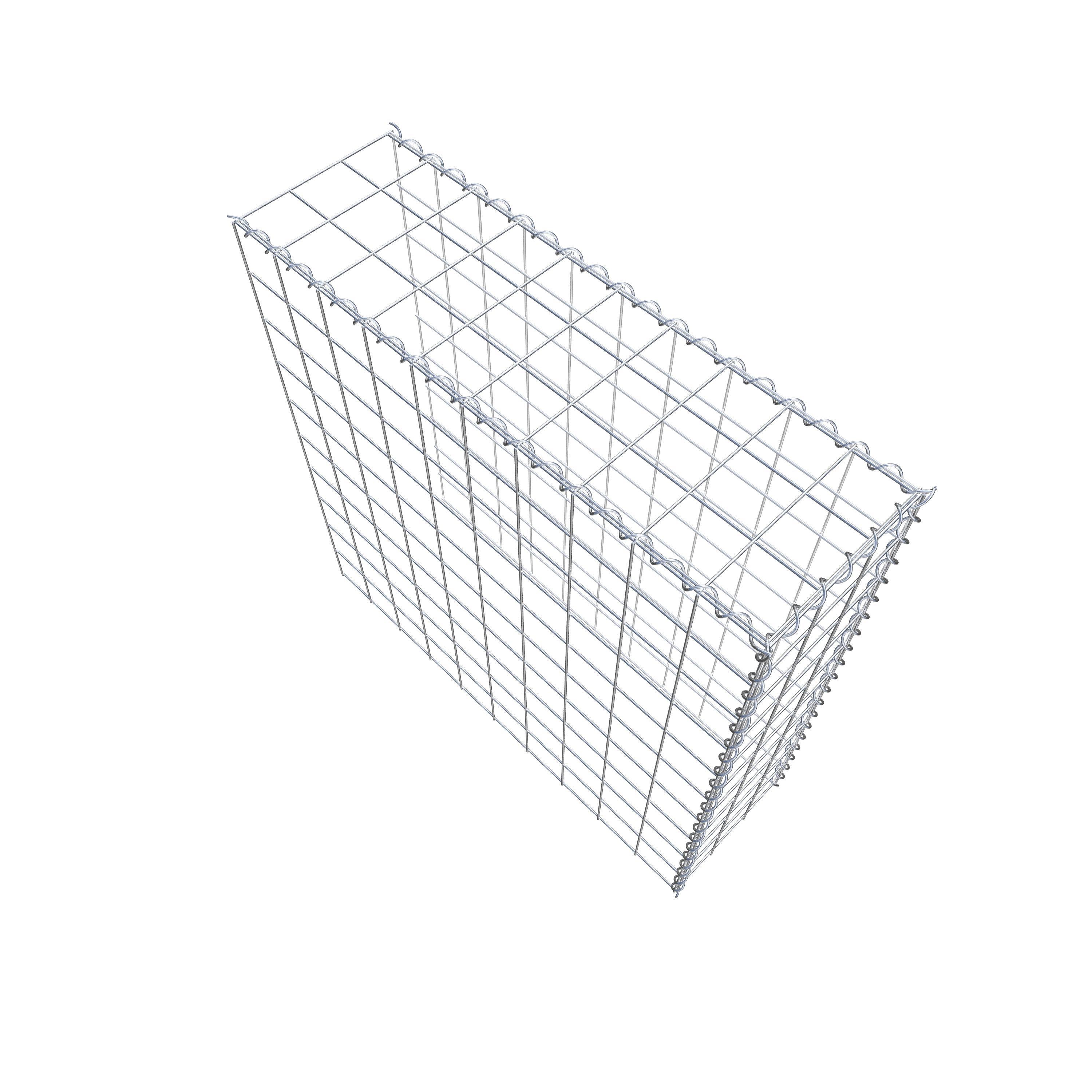 Extra gabion typ 4 100 cm x 100 cm x 30 cm (L x H x D), maskstorlek 10 cm x 10 cm, spiral