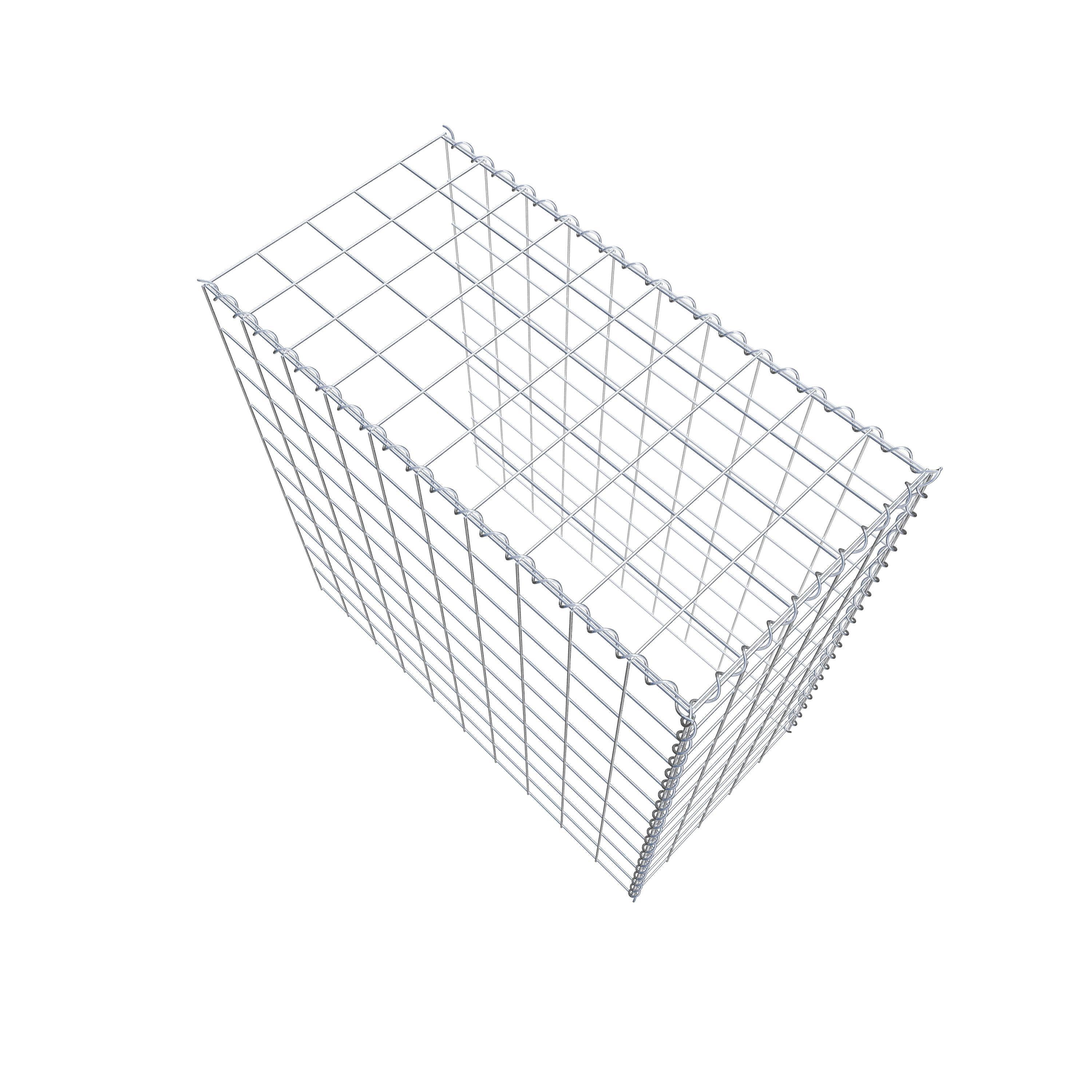 Extra gabion typ 4 100 cm x 100 cm x 50 cm (L x H x D), maskstorlek 10 cm x 10 cm, spiral