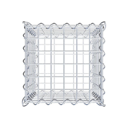 Gabião 30 cm x 30 cm x 30 cm (C x A x P), malhagem 5 cm x 5 cm, espiral