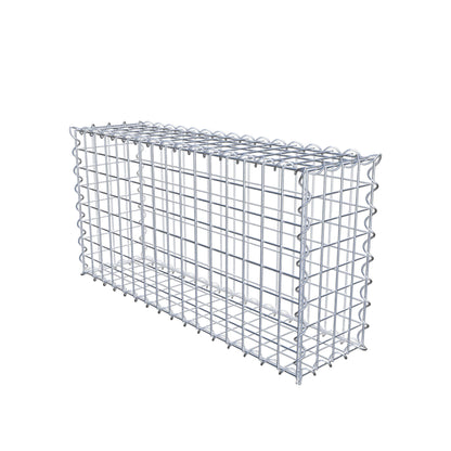 Gabion 80 cm x 40 cm x 20 cm (L x H x D), mesh size 5 cm x 5 cm, spiral