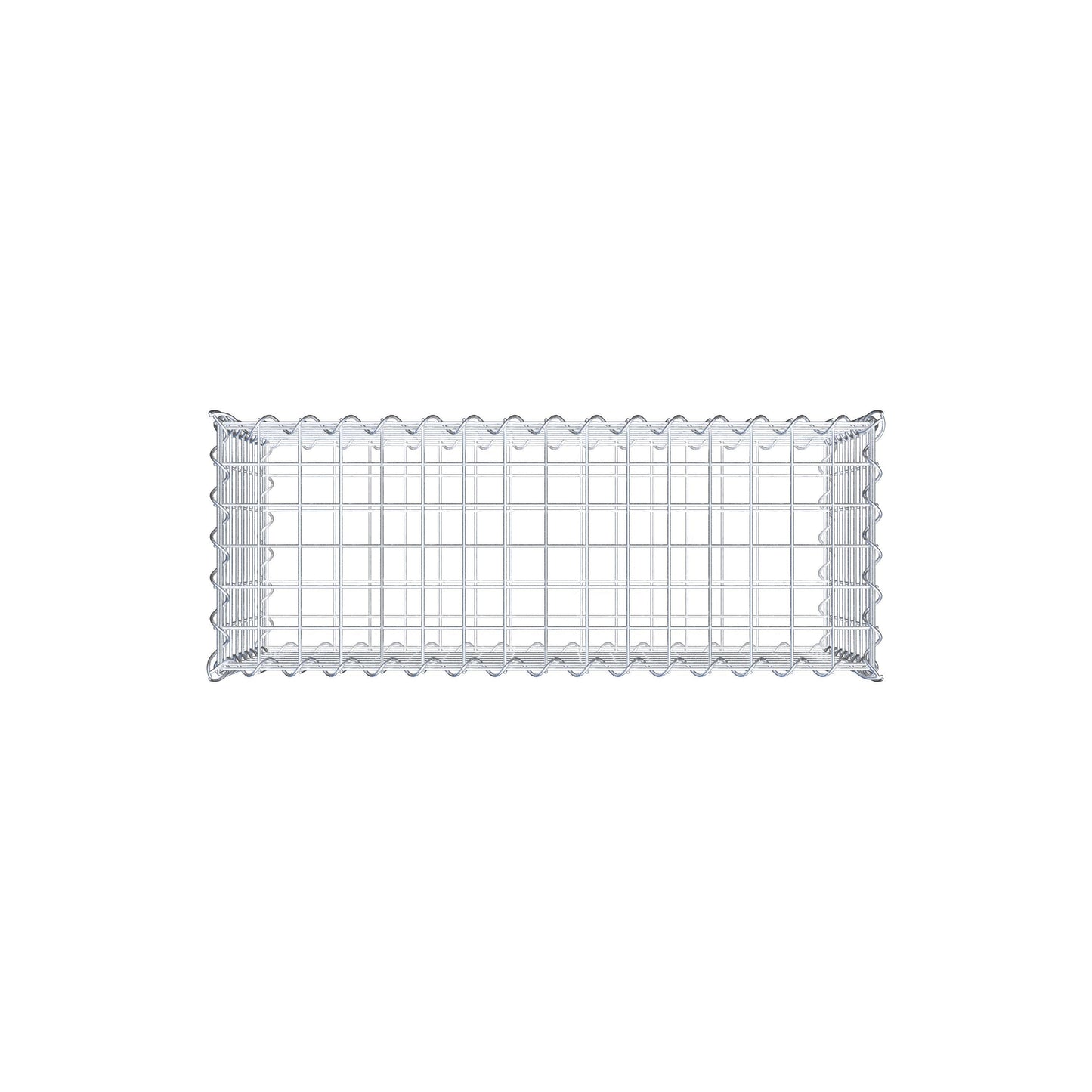 Gabion 80 cm x 40 cm x 30 cm (L x H x D), mesh size 5 cm x 5 cm, spiral