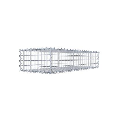 Gabion 100 cm x 20 cm x 40 cm (L x H x P), mailles 5 cm x 5 cm, spirale