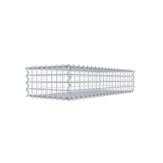 Gabião 100 cm x 20 cm x 40 cm (C x A x P), malhagem 5 cm x 5 cm, espiral