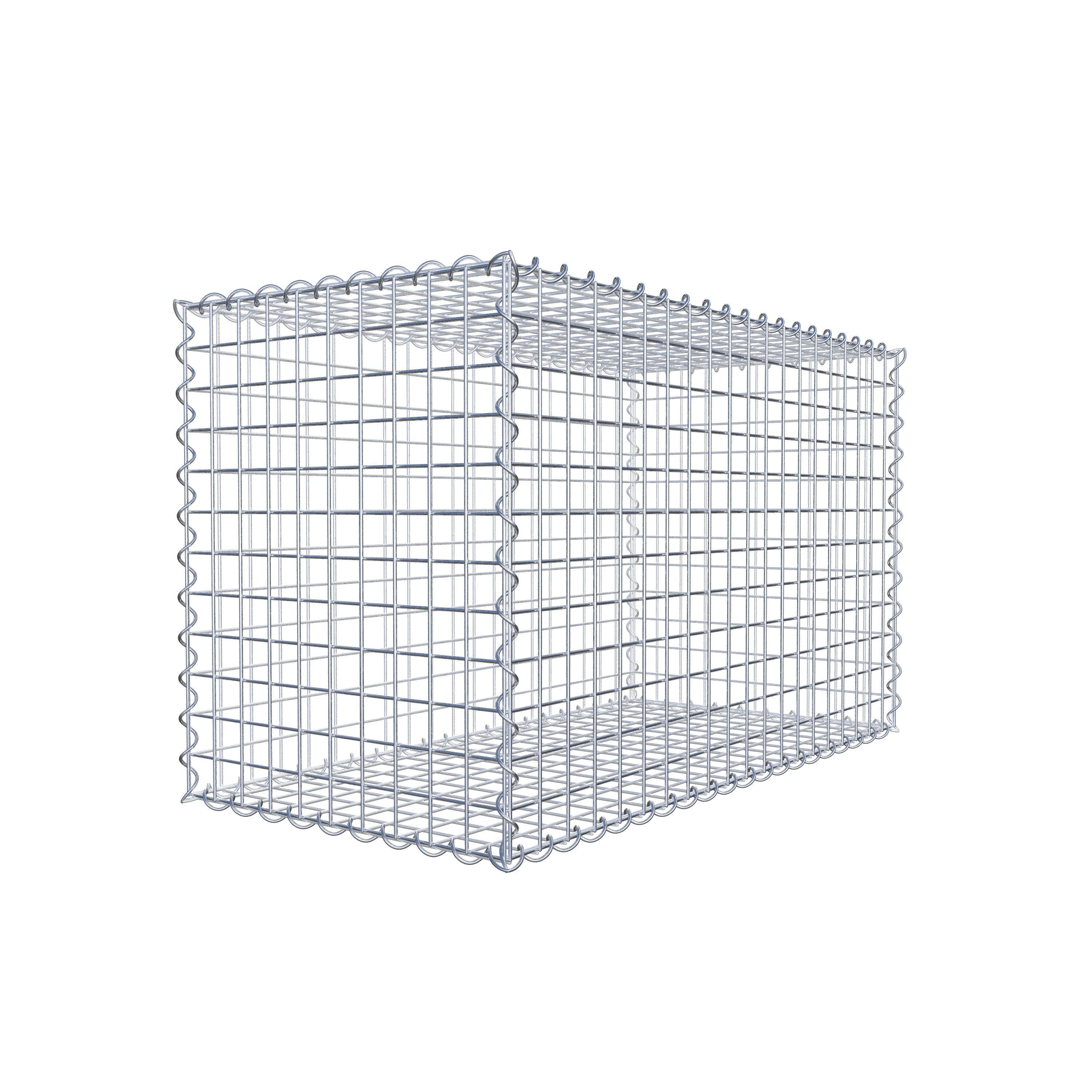 Gabion 100 cm x 60 cm x 50 cm (L x H x P), mailles 5 cm x 5 cm, spirale