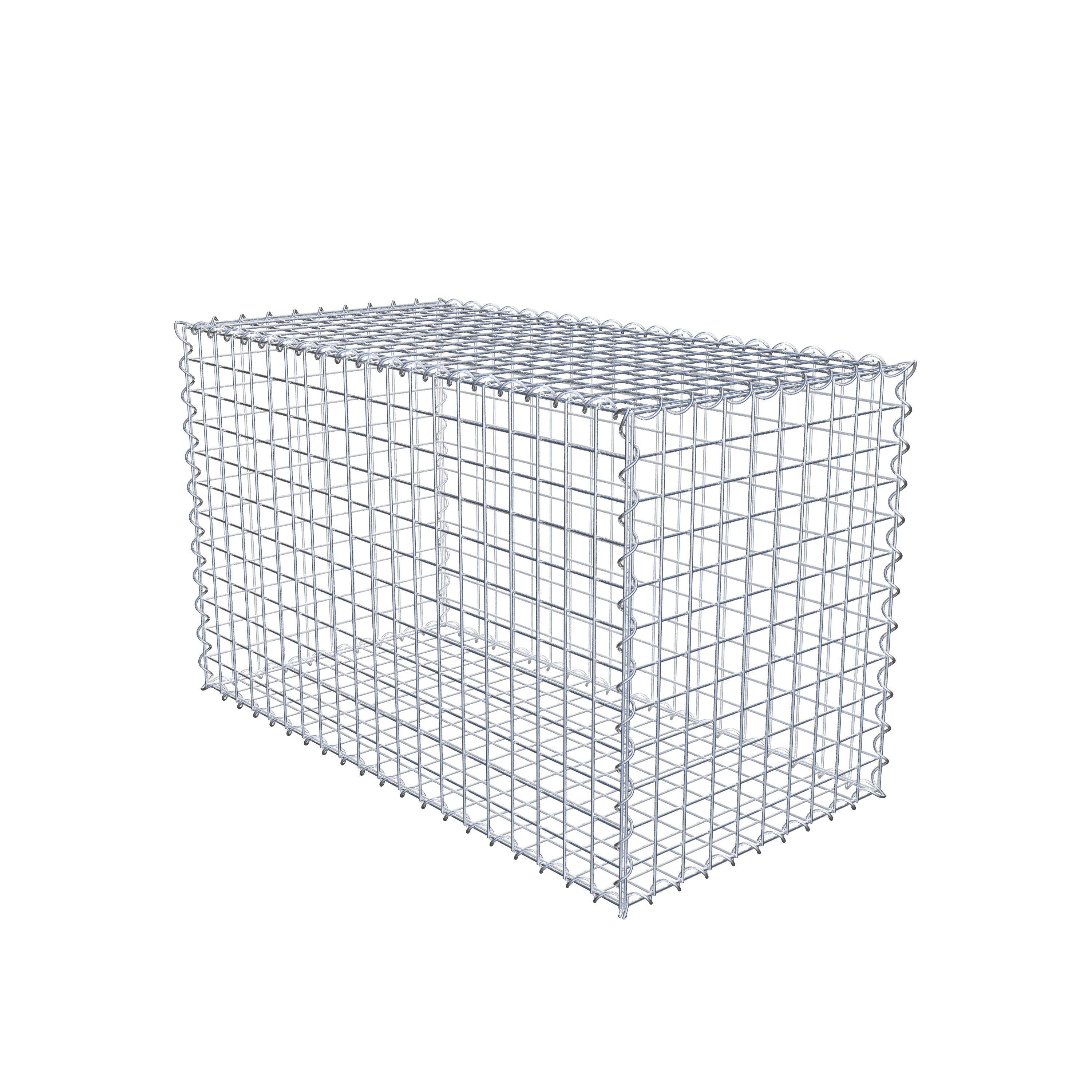 Gabion 100 cm x 60 cm x 50 cm (L x H x P), mailles 5 cm x 5 cm, spirale