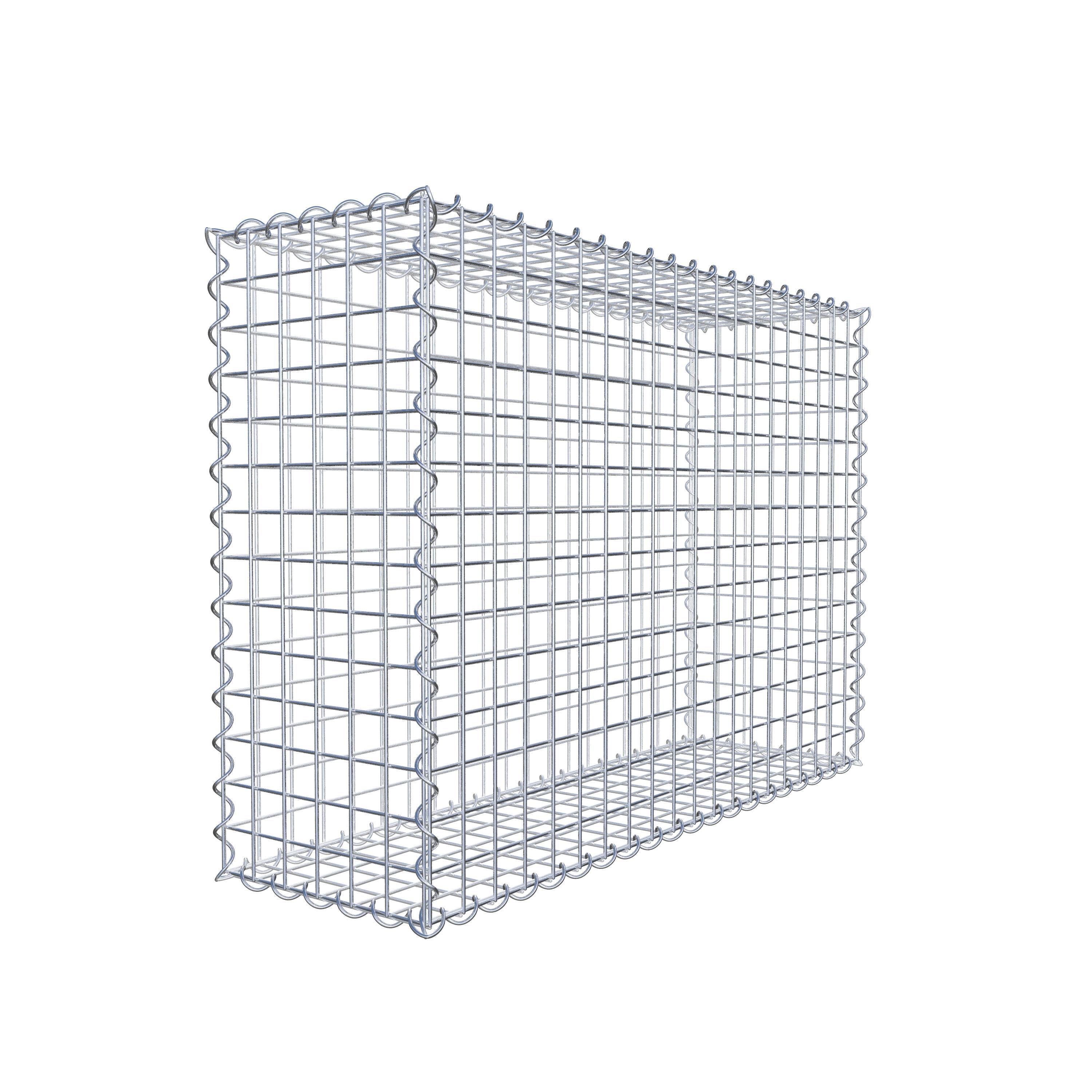 Gabion 100 cm x 70 cm x 30 cm (L x H x P), mailles 5 cm x 5 cm, spirale