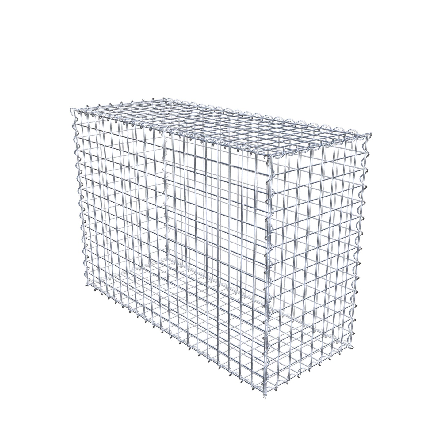 Gabion 100 cm x 70 cm x 40 cm (L x H x P), mailles 5 cm x 5 cm, spirale