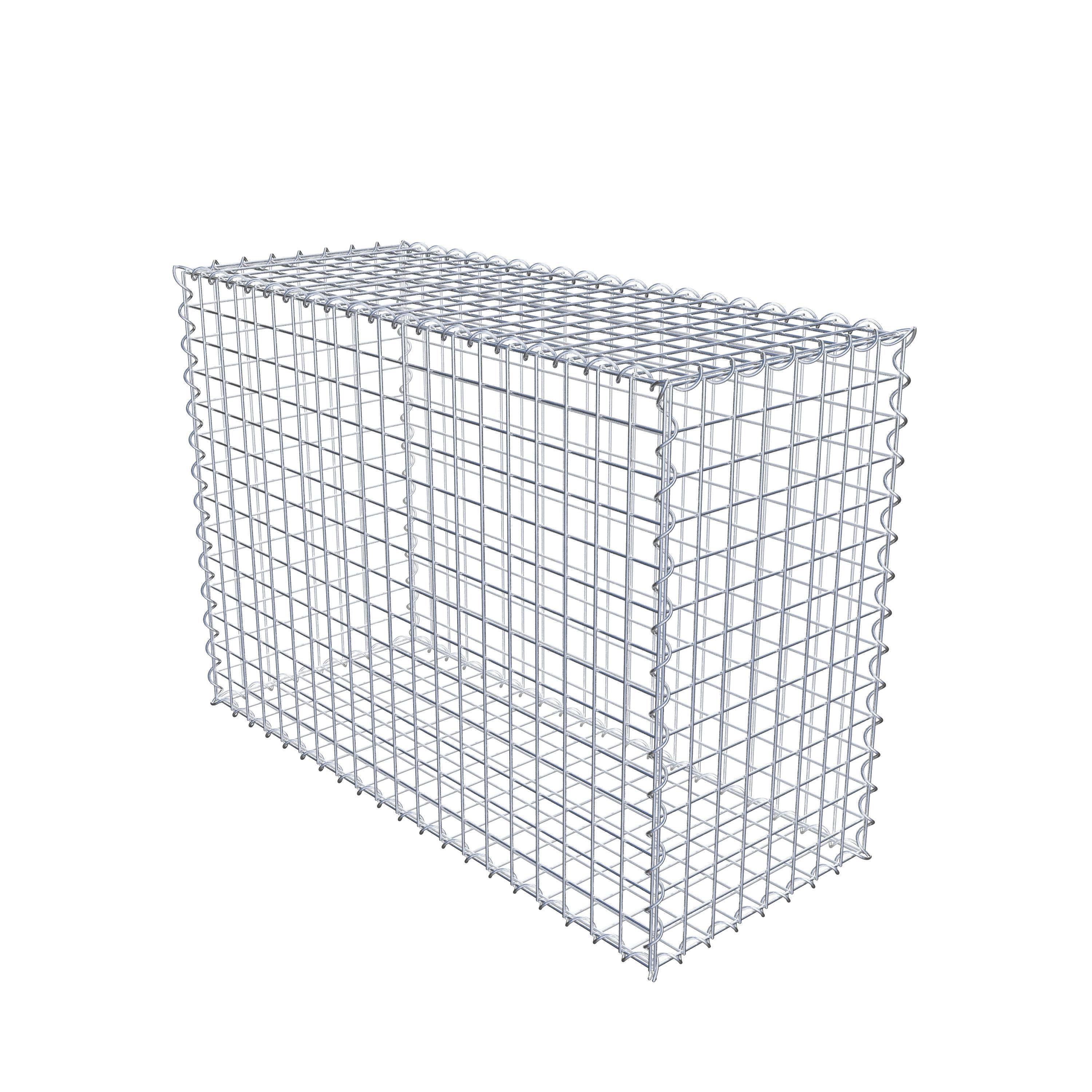 Gabion 100 cm x 70 cm x 40 cm (L x H x P), mailles 5 cm x 5 cm, spirale