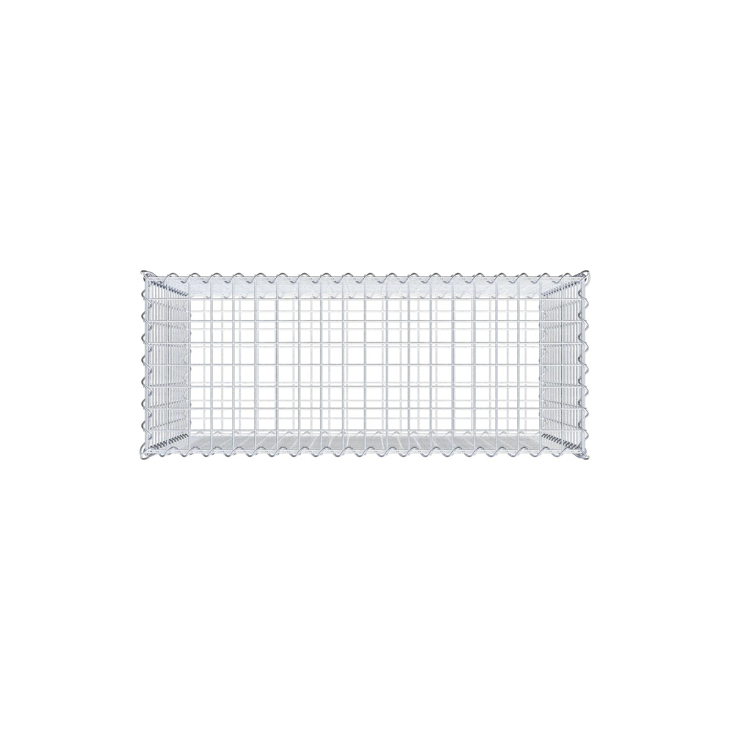 Gabion 100 cm x 70 cm x 40 cm (L x H x P), mailles 5 cm x 5 cm, spirale