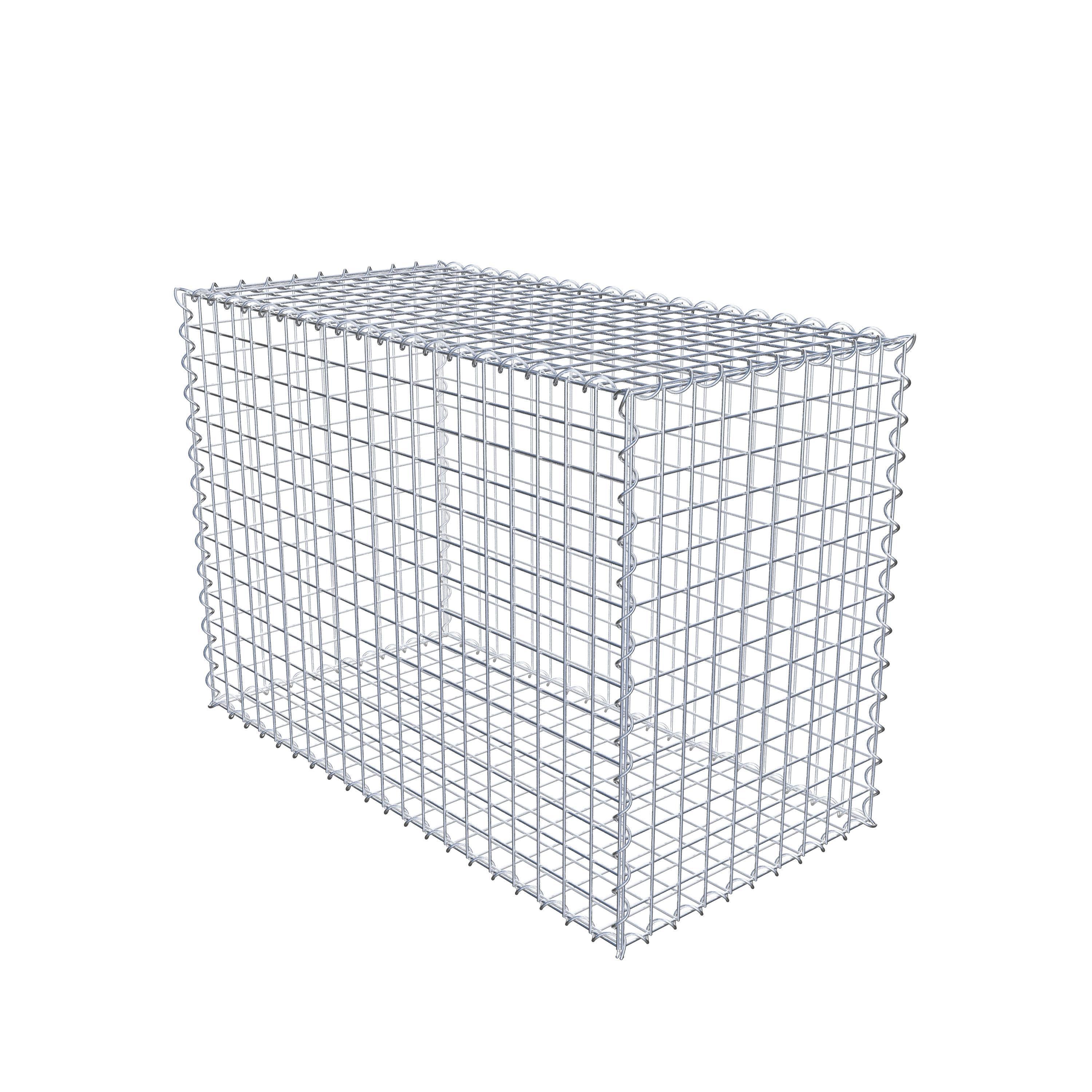 Gabion 100 cm x 70 cm x 50 cm (L x H x D), maskstorlek 5 cm x 5 cm, spiral