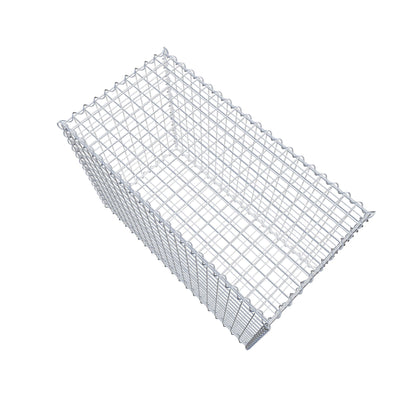 Gabion 100 cm x 70 cm x 50 cm (L x H x D), maskestørrelse 5 cm x 5 cm, spiral