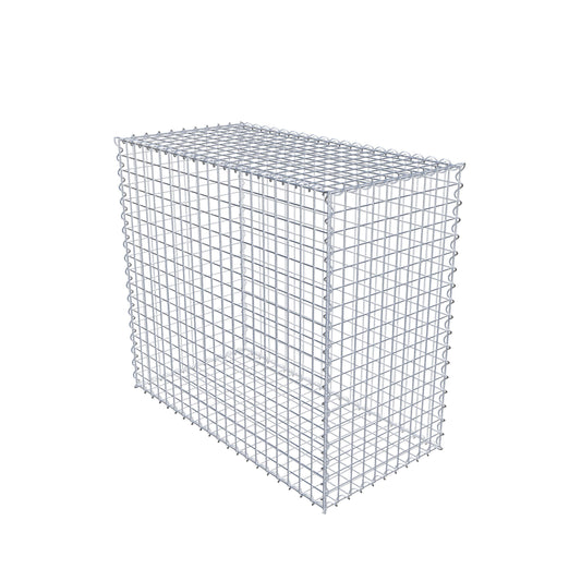 Gabião 100 cm x 90 cm x 50 cm (C x A x P), malhagem 5 cm x 5 cm, espiral