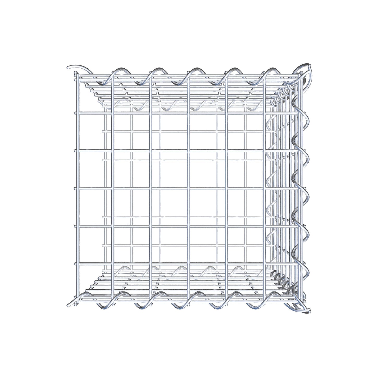Gavión complementario tipo 2 30 cm x 30 cm x 30 cm (L x A x P), malla 5 cm x 5 cm, espiral
