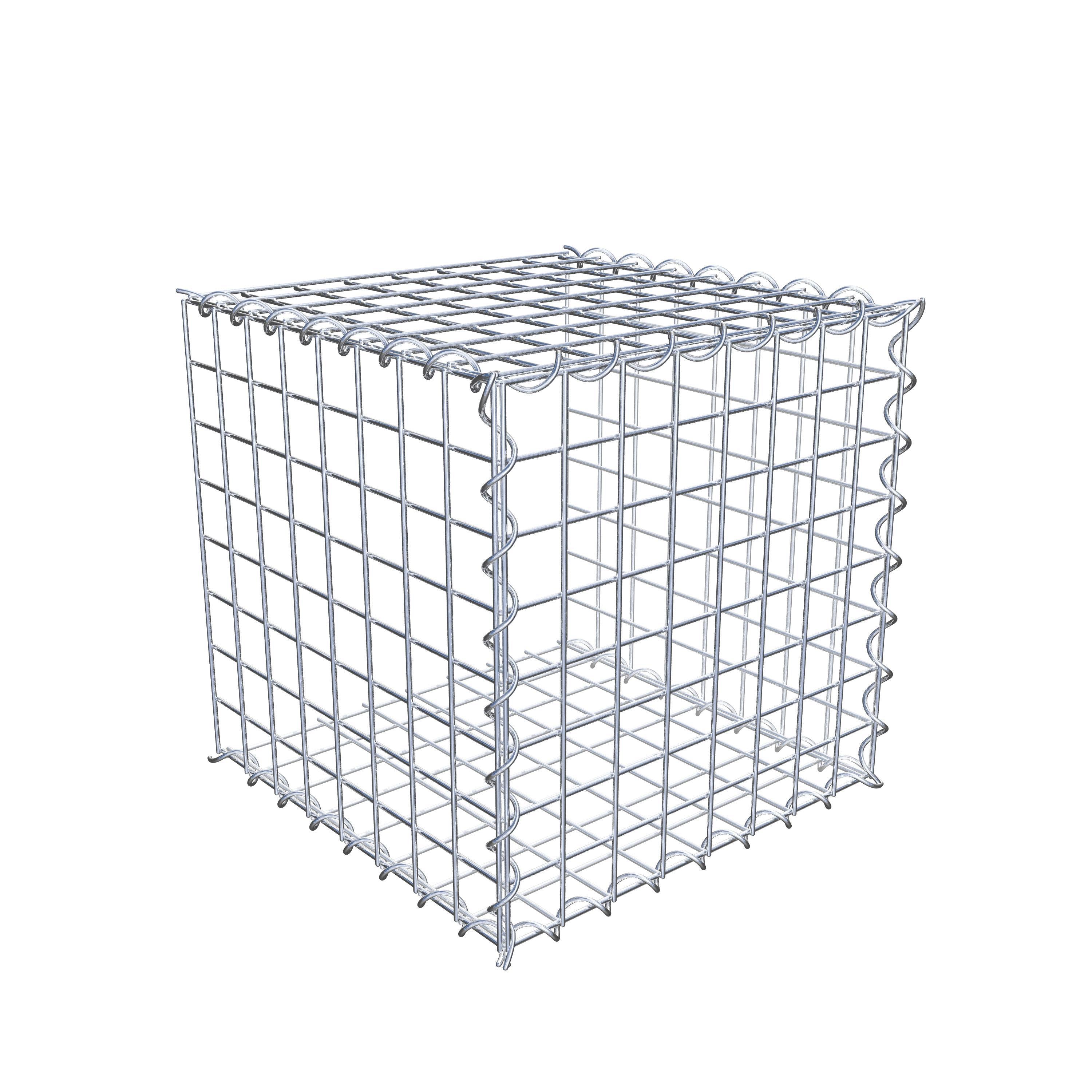 Gabion rapporté type 2 40 cm x 40 cm x 40 cm (L x H x P), mailles 5 cm x 5 cm, spirale