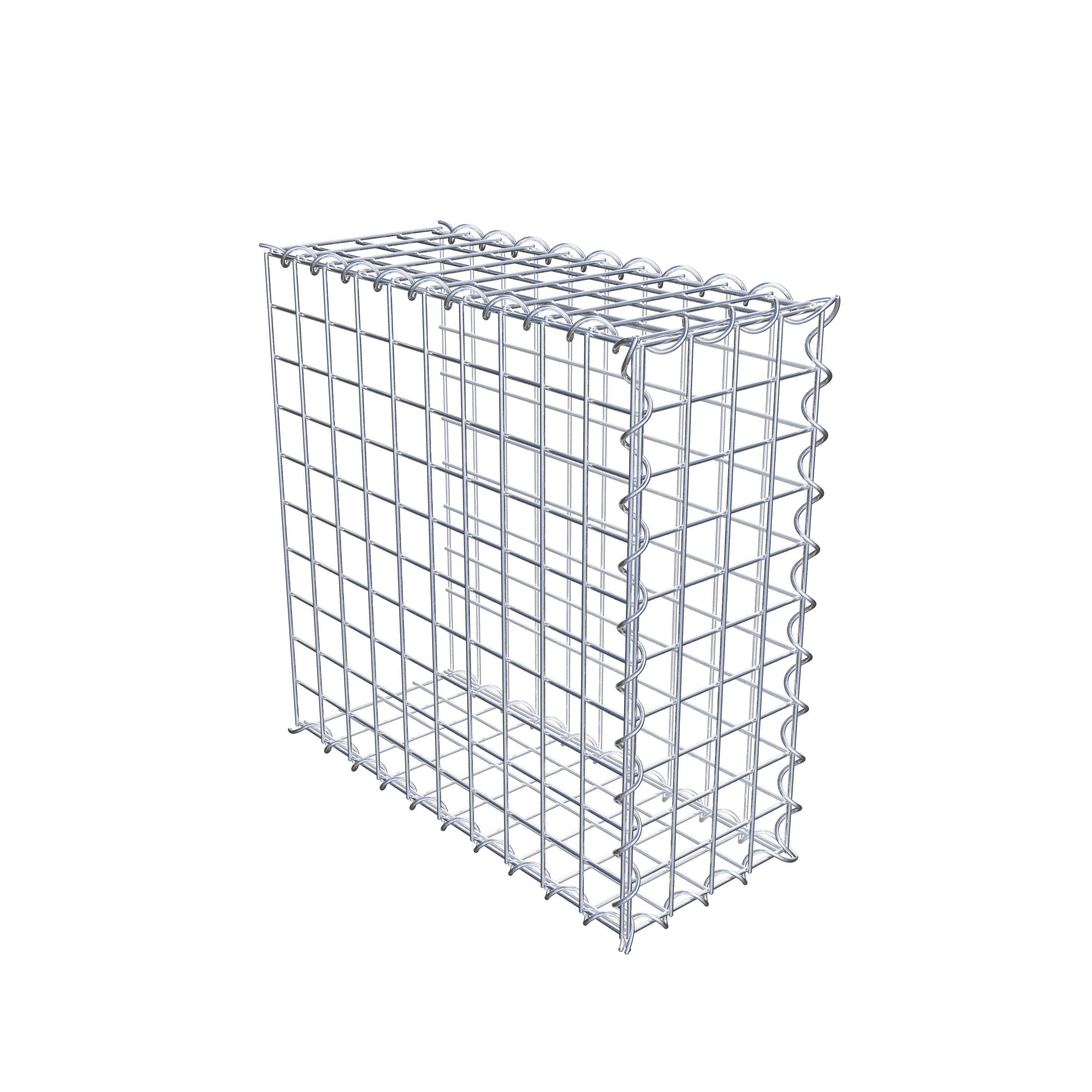 Extra gabion typ 2 50 cm x 50 cm x 20 cm (L x H x D), maskstorlek 5 cm x 5 cm, spiral