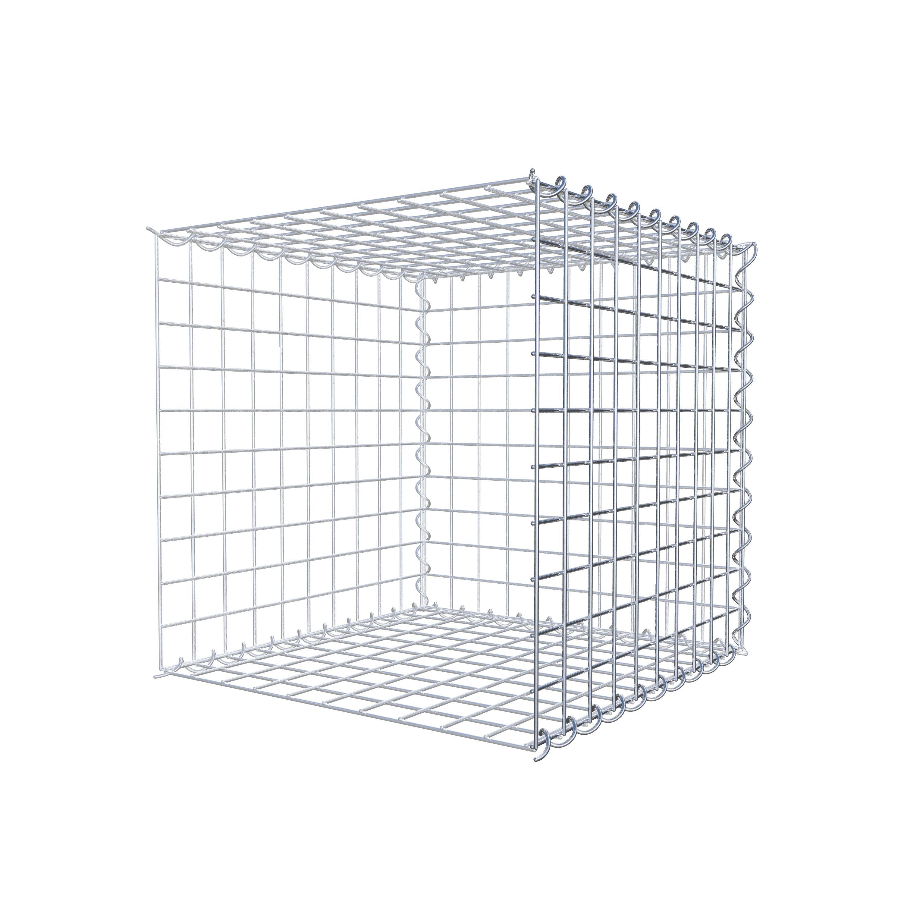 Grown-on gabion type 2 50 cm x 50 cm x 50 cm (L x H x D), mesh size 5 cm x 5 cm, spiral