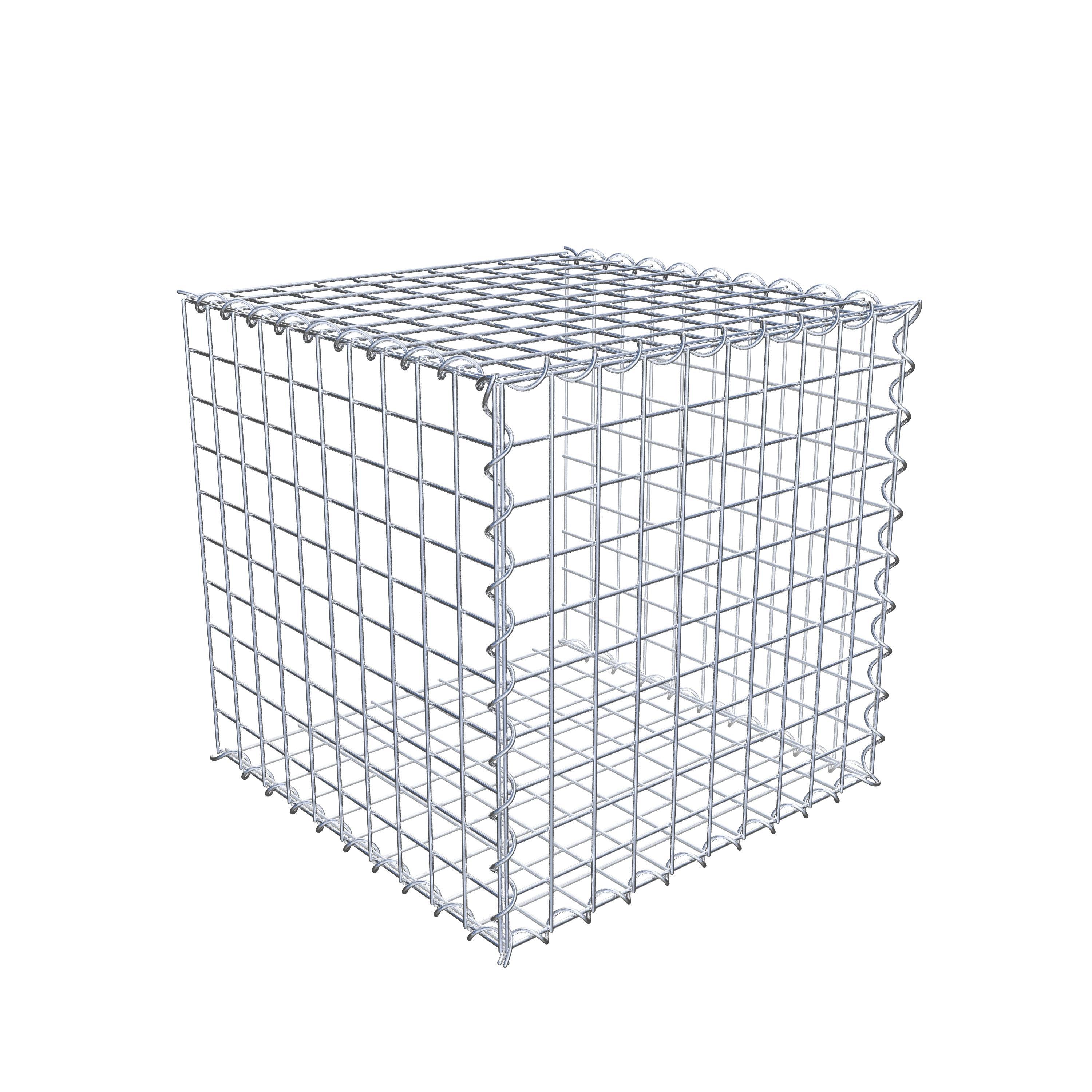 Grown-on gabion type 2 50 cm x 50 cm x 50 cm (L x H x D), mesh size 5 cm x 5 cm, spiral