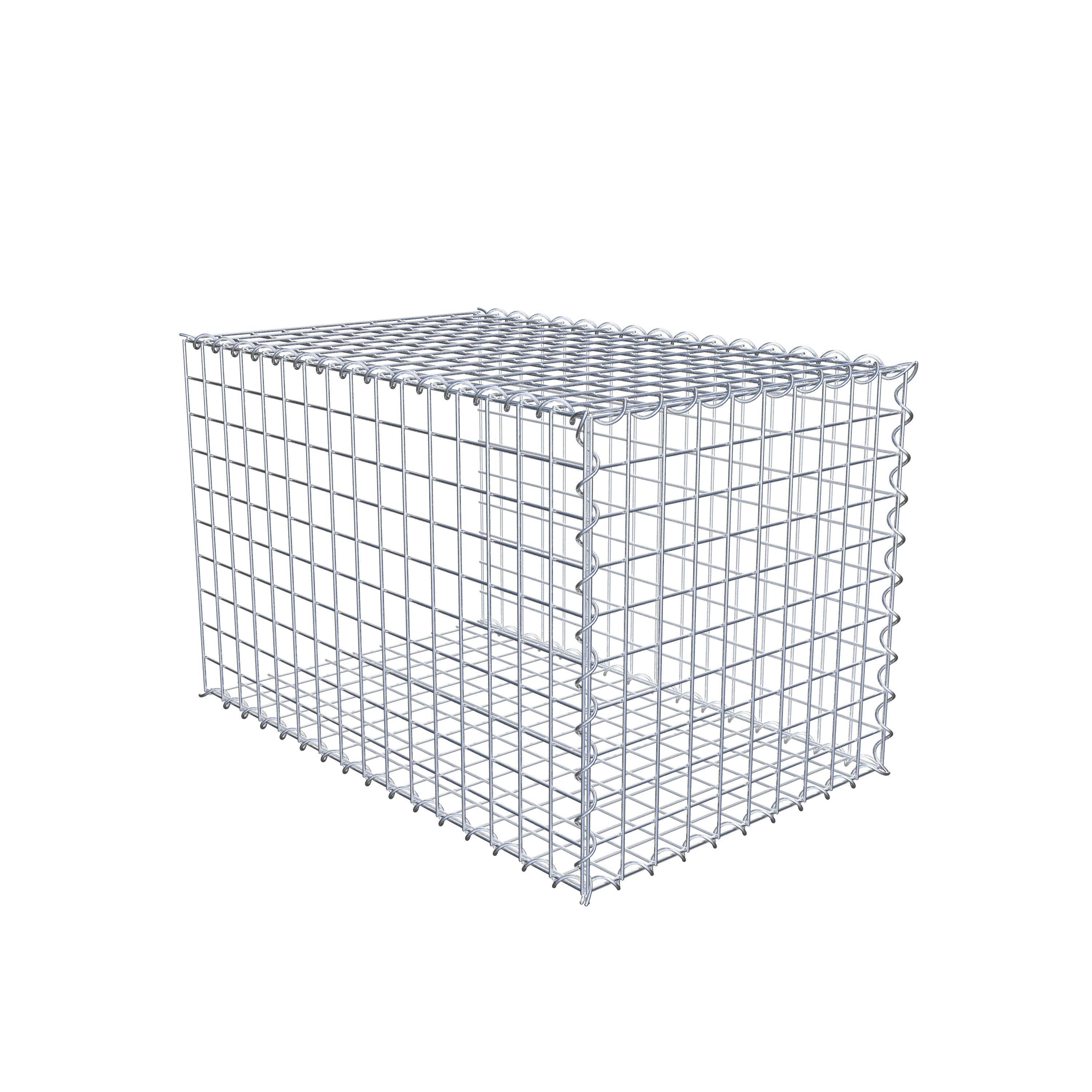 Opvokset gabion type 2 80 cm x 50 cm x 50 cm (L x H x D), maskestørrelse 5 cm x 5 cm, spiral