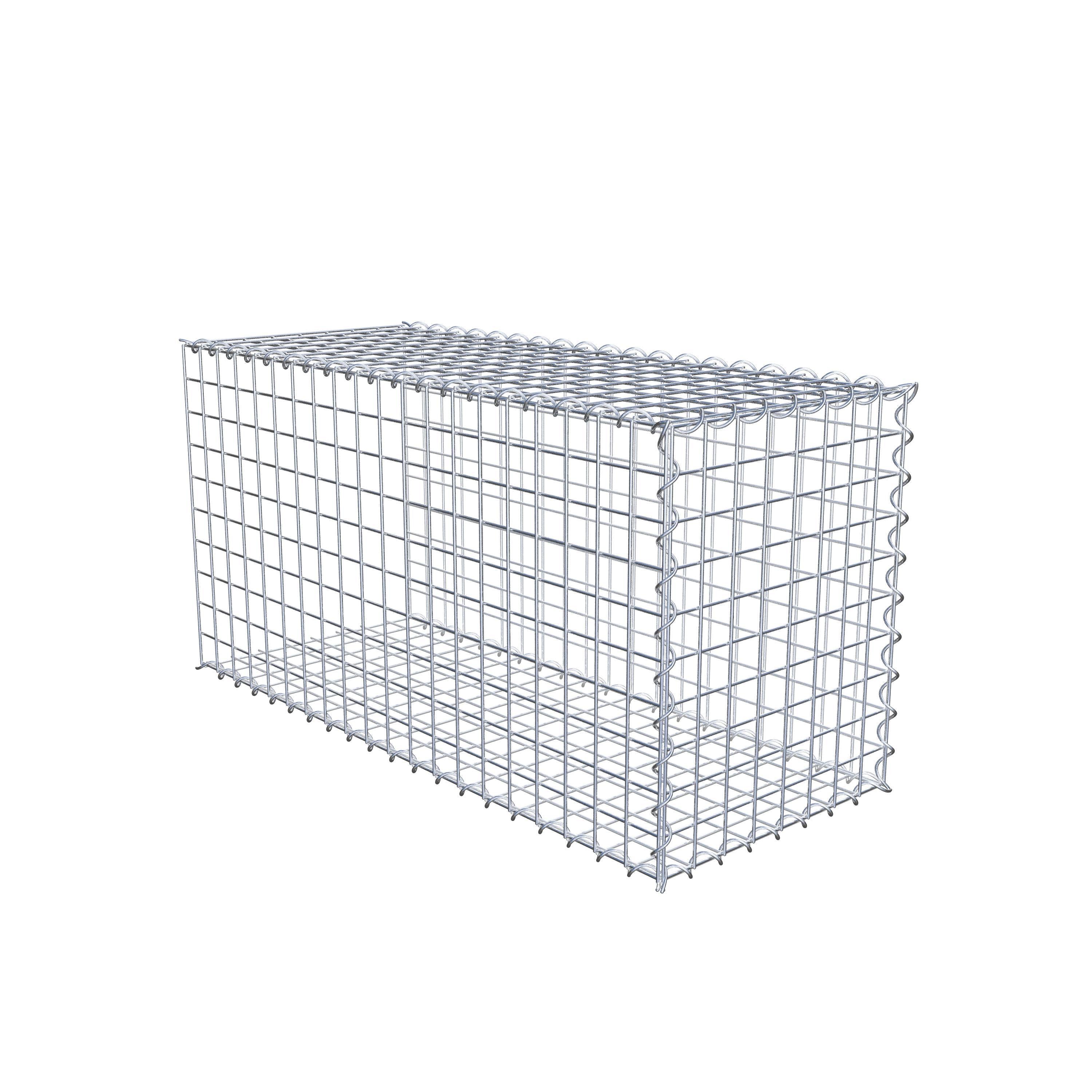 Extra gabion typ 2 100 cm x 50 cm x 40 cm (L x H x D), maskstorlek 5 cm x 5 cm, spiral