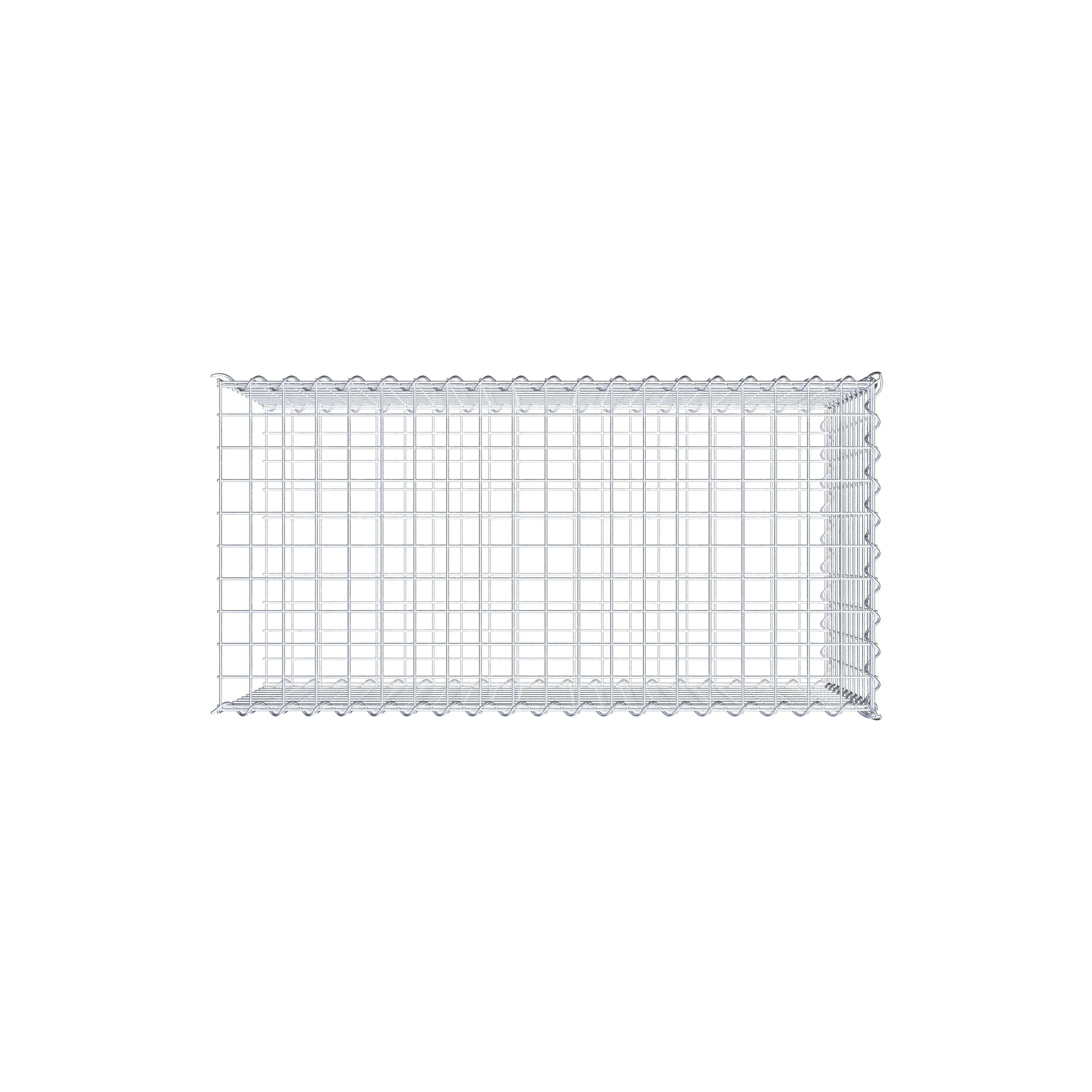 Extra gabion typ 2 100 cm x 50 cm x 50 cm (L x H x D), maskstorlek 5 cm x 5 cm, spiral