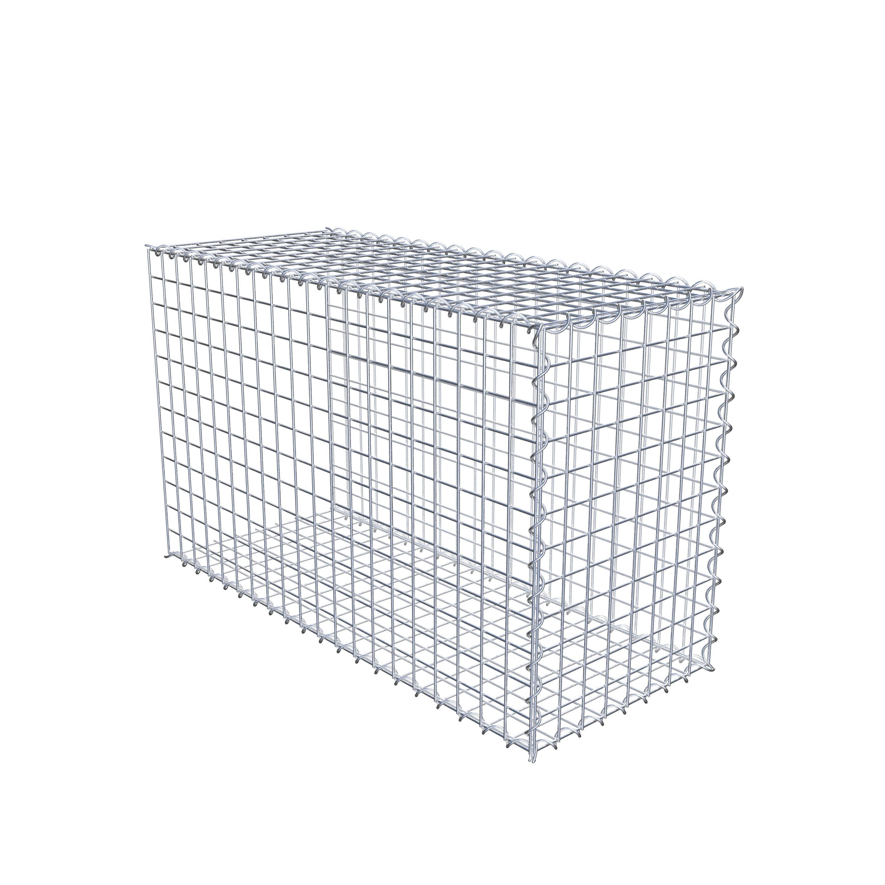 Extra gabion typ 2 100 cm x 60 cm x 40 cm (L x H x D), maskstorlek 5 cm x 5 cm, spiral