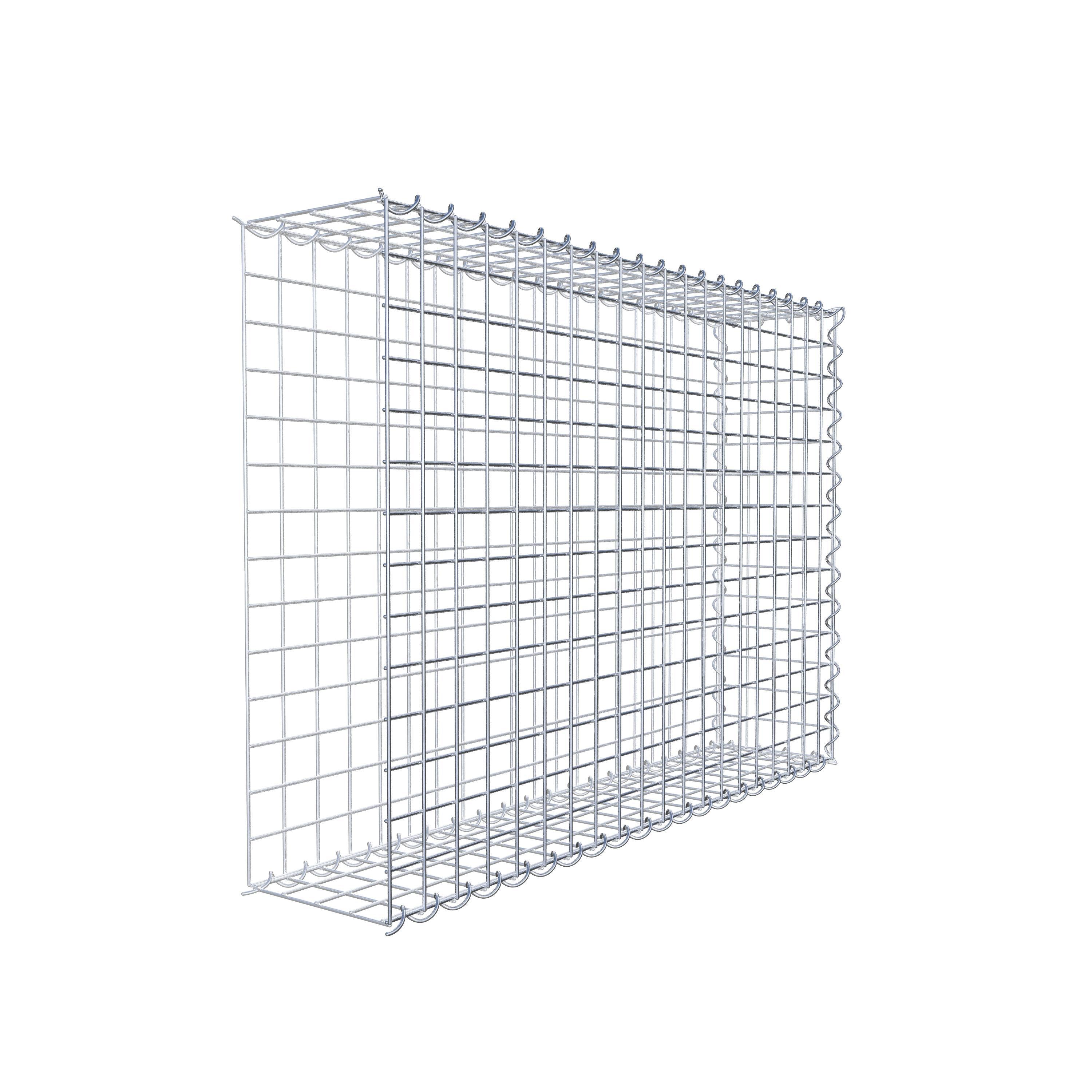 Extra gabion typ 2 100 cm x 70 cm x 20 cm (L x H x D), maskstorlek 5 cm x 5 cm, spiral