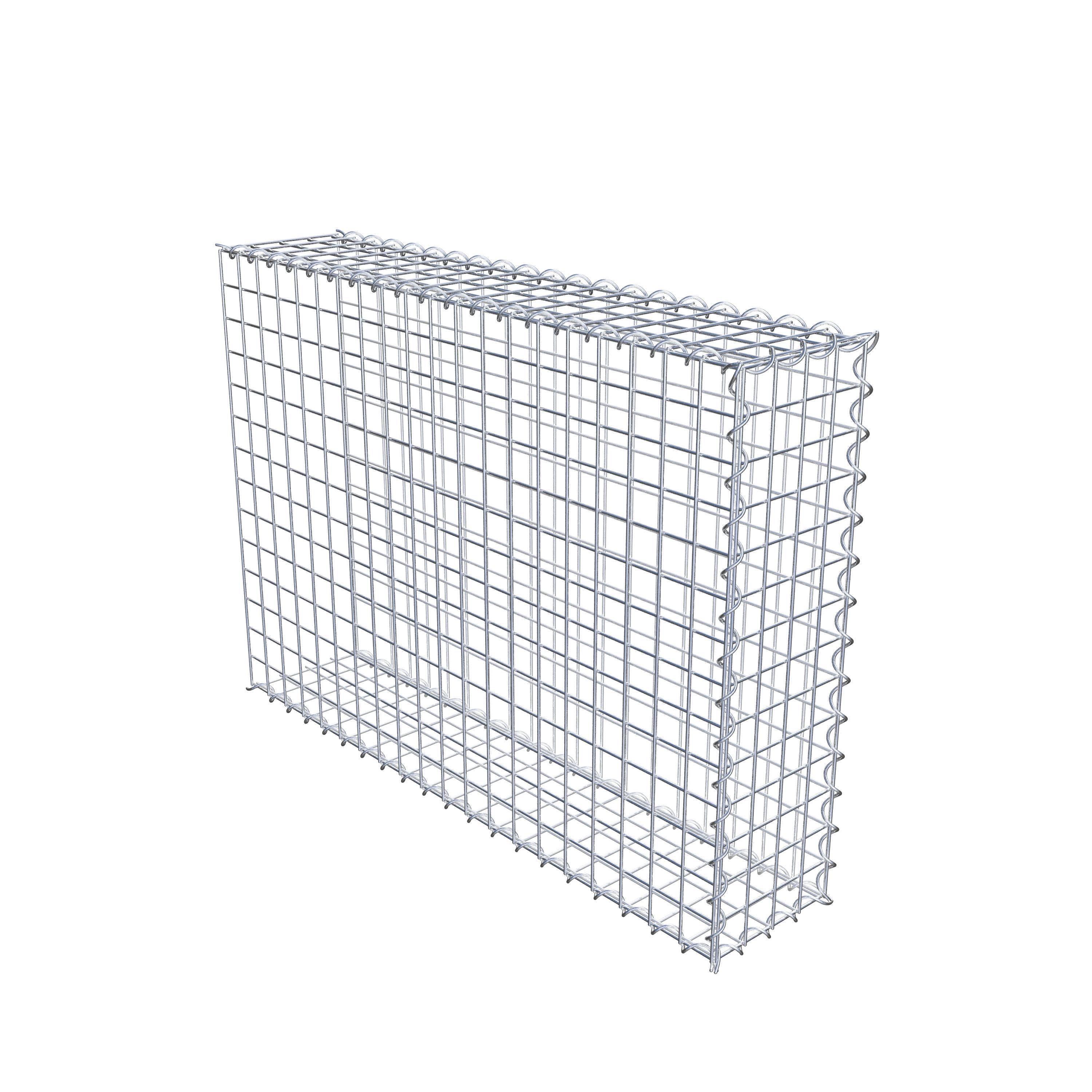 Extra gabion typ 2 100 cm x 70 cm x 20 cm (L x H x D), maskstorlek 5 cm x 5 cm, spiral