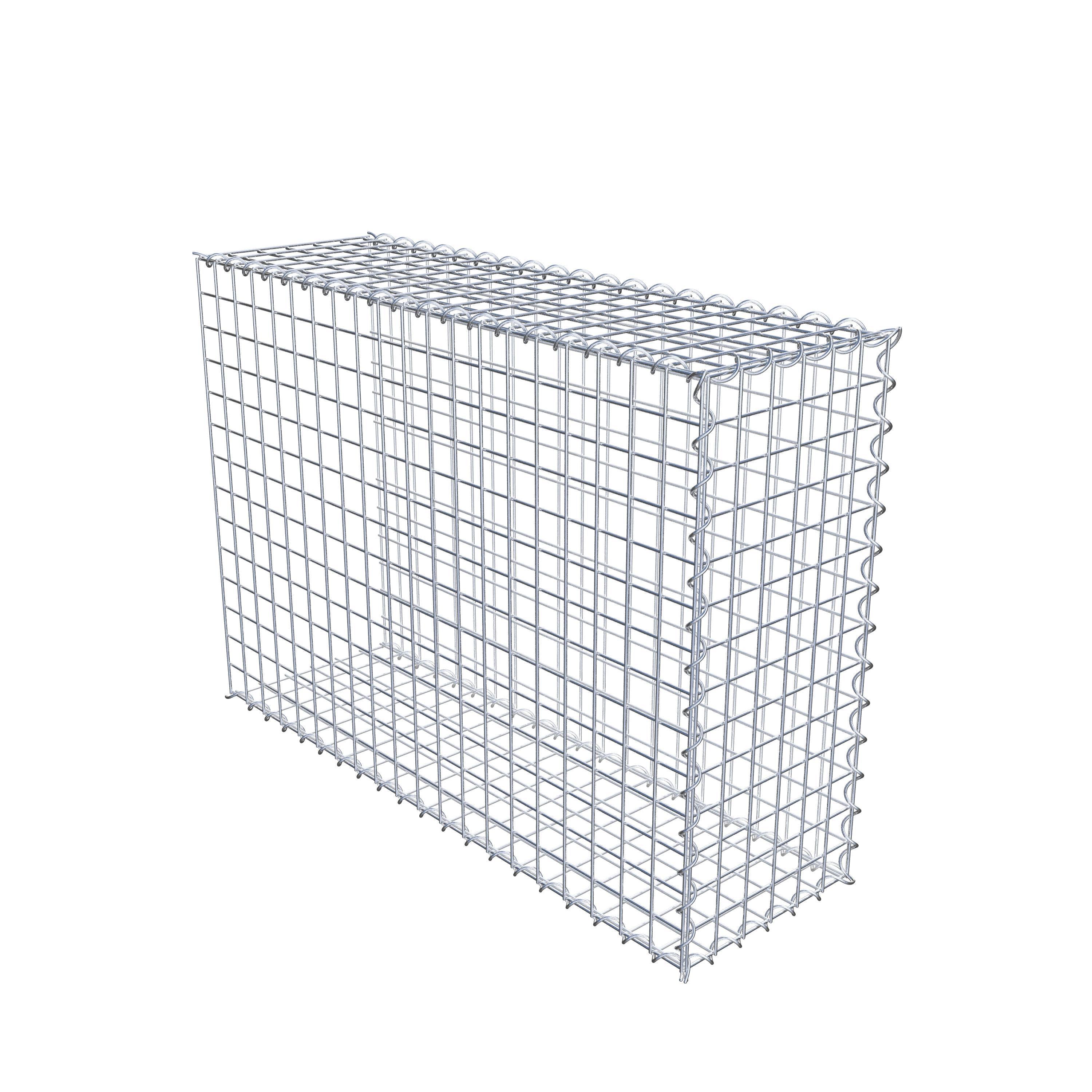 Påväxt gabion typ 2 100 cm x 70 cm x 30 cm (L x H x D), maskstorlek 5 cm x 5 cm, spiral